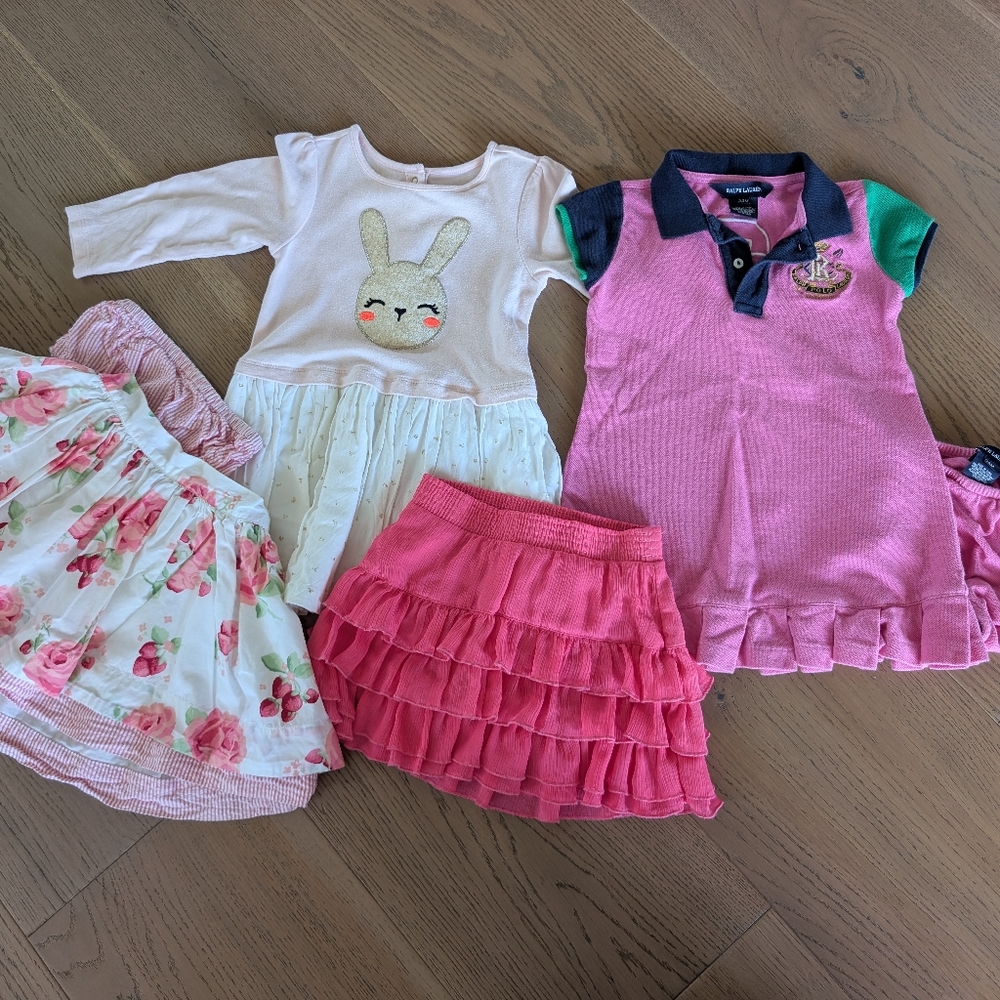 Ralph Lauren, Janie & Jack, Gymboree Pink Dresses And Skirts Set
